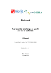 EUwood: Real potential for changes in growth and use of EU forests preview