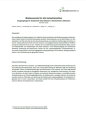 Bioökonomierat: Hintergrundpapier zum Bioökonomie-Innovationssystem preview